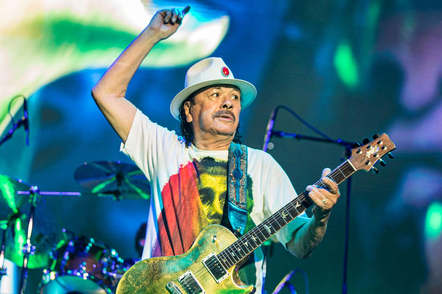 Carlos Santana live performance